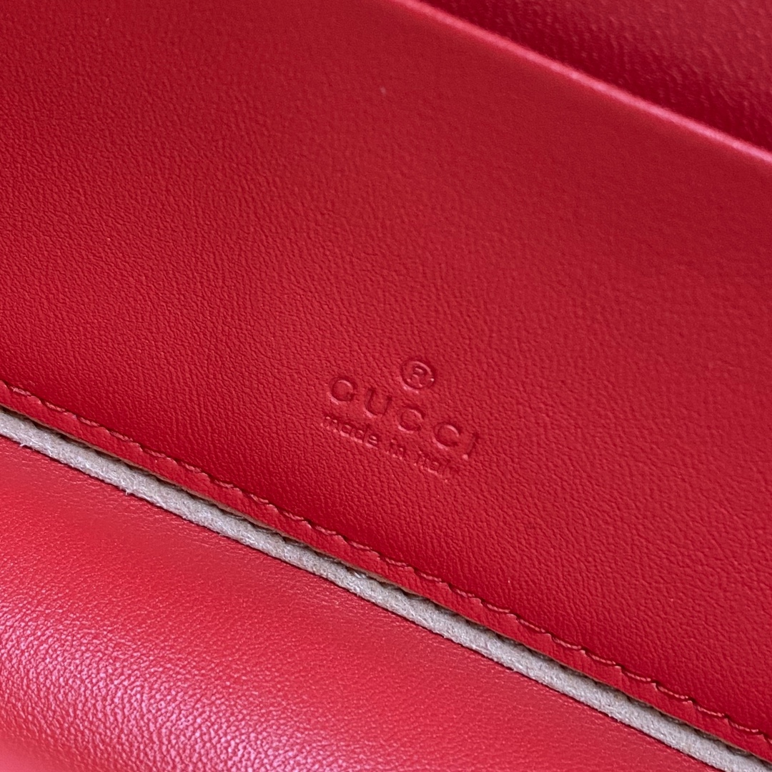 【P1280】厂家直销 Gucci古奇新款复古盒子包padlock系列单肩斜挎包 红色