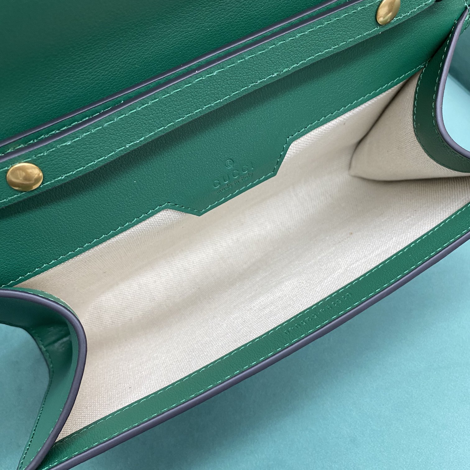 【P1170】古奇包包价格 Gucci秋冬新款大号手提竹节包链条斜挎包 绿色